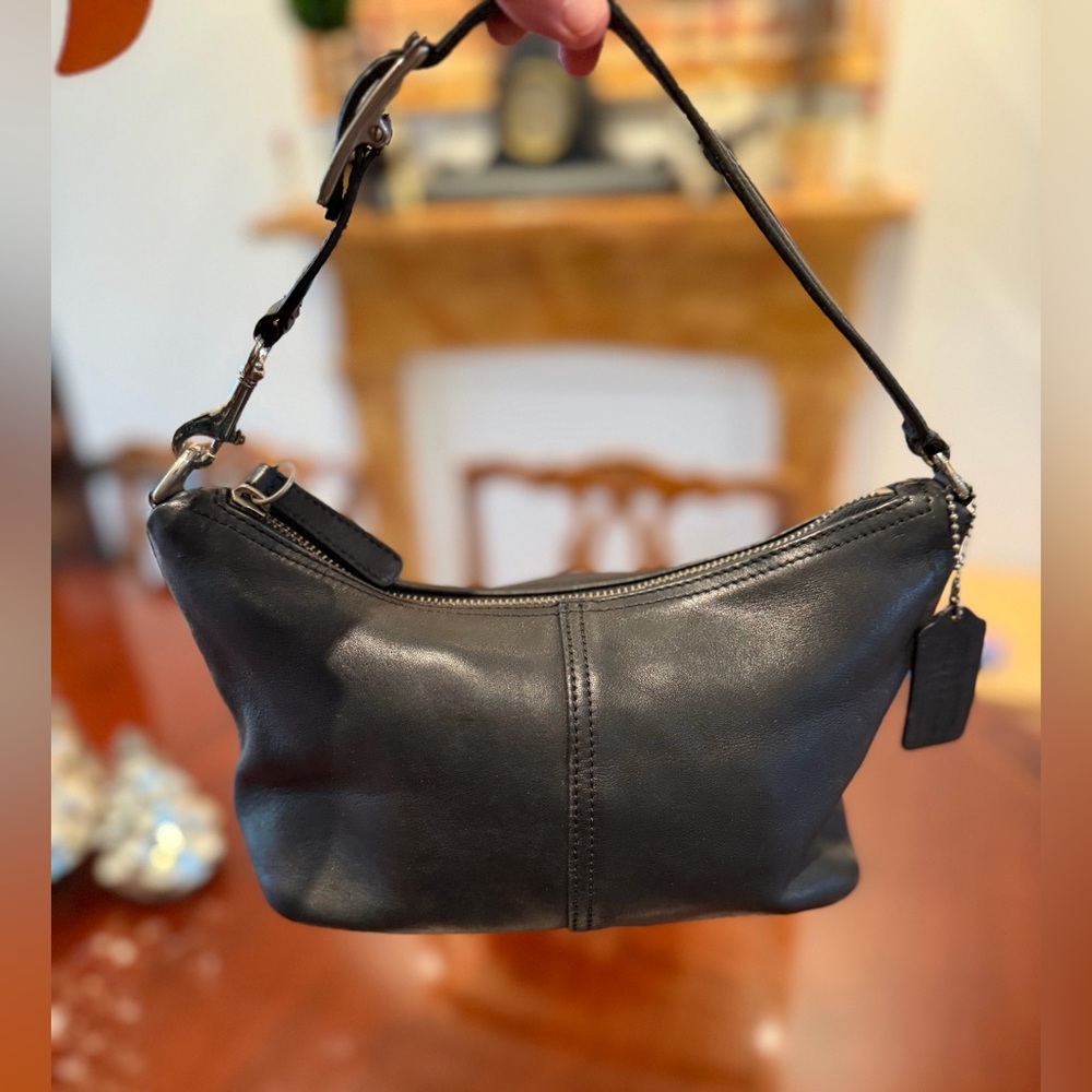 Stunning leather vintage coach bag with original papers and dust bag - Picture 2 of 5